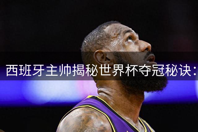 西班牙主帅揭秘世界杯夺冠秘诀：团队精神铸就辉煌